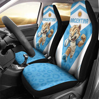 Argentina Rugby 2024 Car Seat Cover Go Los Pumas Leopard Pattern LT05 - Wonder Print Shop