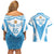 Custom Argentina Rugby 2024 Couples Matching Off Shoulder Short Dress and Hawaiian Shirt Go Los Pumas Leopard Pattern LT05 - Wonder Print Shop
