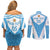 Custom Argentina Rugby 2024 Couples Matching Off Shoulder Short Dress and Long Sleeve Button Shirt Go Los Pumas Leopard Pattern LT05 - Wonder Print Shop