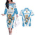 Custom Argentina Rugby 2024 Couples Matching Off The Shoulder Long Sleeve Dress and Hawaiian Shirt Go Los Pumas Leopard Pattern LT05 - Wonder Print Shop