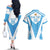 Custom Argentina Rugby 2024 Couples Matching Off The Shoulder Long Sleeve Dress and Hawaiian Shirt Go Los Pumas Leopard Pattern LT05 - Wonder Print Shop