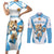 Custom Argentina Rugby 2024 Couples Matching Short Sleeve Bodycon Dress and Long Sleeve Button Shirt Go Los Pumas Leopard Pattern LT05 - Wonder Print Shop
