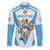 Custom Argentina Rugby 2024 Family Matching Mermaid Dress and Hawaiian Shirt Go Los Pumas Leopard Pattern LT05 - Wonder Print Shop