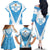 Custom Argentina Rugby 2024 Family Matching Off The Shoulder Long Sleeve Dress and Hawaiian Shirt Go Los Pumas Leopard Pattern LT05 - Wonder Print Shop