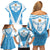 Custom Argentina Rugby 2024 Family Matching Off Shoulder Short Dress and Hawaiian Shirt Go Los Pumas Leopard Pattern LT05 - Wonder Print Shop