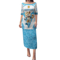 Custom Argentina Rugby 2024 Family Matching Puletasi and Hawaiian Shirt Go Los Pumas Leopard Pattern LT05 - Wonder Print Shop