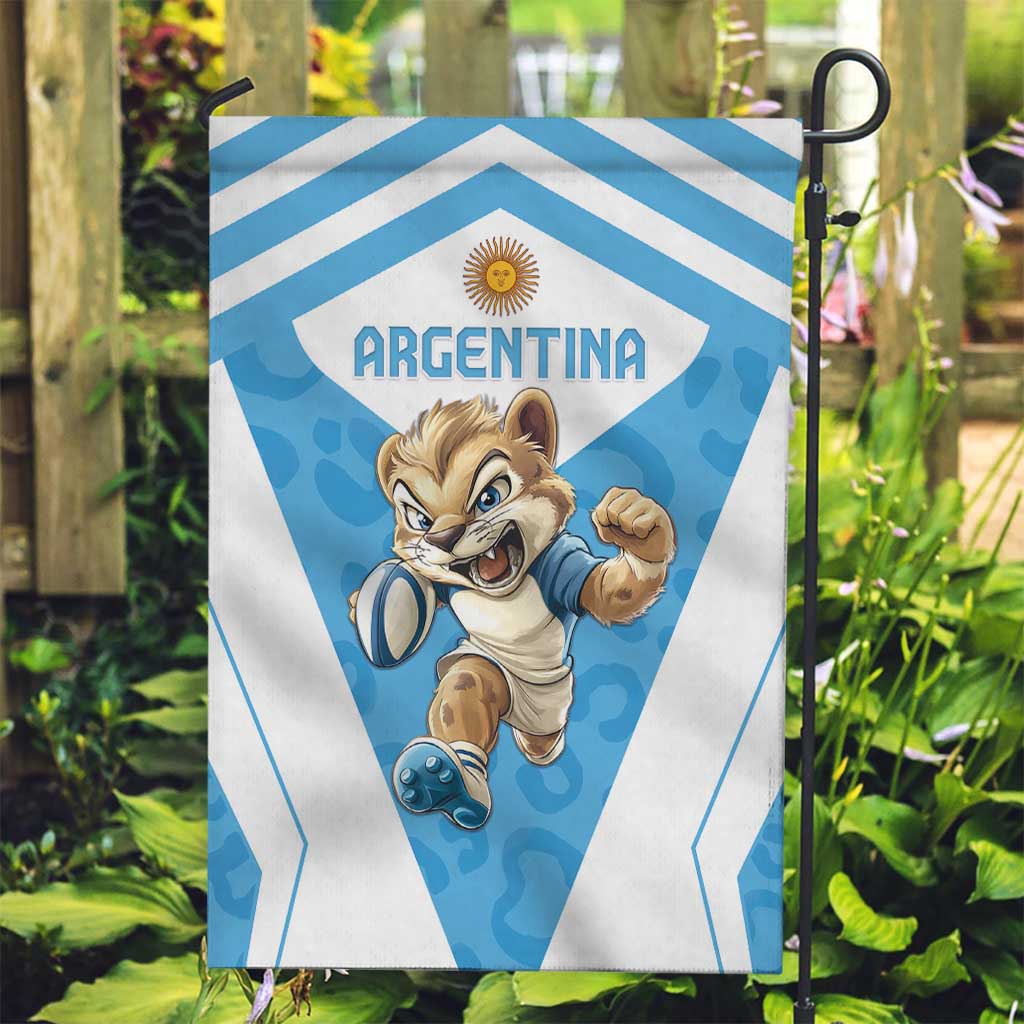 Argentina Rugby 2024 Garden Flag Go Los Pumas Leopard Pattern LT05 - Wonder Print Shop