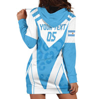 Custom Argentina Rugby 2024 Hoodie Dress Go Los Pumas Leopard Pattern LT05 - Wonder Print Shop