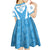 Custom Argentina Rugby 2024 Kid Short Sleeve Dress Go Los Pumas Leopard Pattern LT05 - Wonder Print Shop