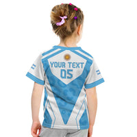 Custom Argentina Rugby 2024 Kid T Shirt Go Los Pumas Leopard Pattern LT05 - Wonder Print Shop