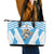 Argentina Rugby 2024 Leather Tote Bag Go Los Pumas Leopard Pattern LT05 - Wonder Print Shop