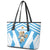 Argentina Rugby 2024 Leather Tote Bag Go Los Pumas Leopard Pattern LT05 - Wonder Print Shop