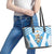Argentina Rugby 2024 Leather Tote Bag Go Los Pumas Leopard Pattern LT05 - Wonder Print Shop