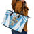 Argentina Rugby 2024 Leather Tote Bag Go Los Pumas Leopard Pattern LT05 - Wonder Print Shop