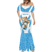 Custom Argentina Rugby 2024 Mermaid Dress Go Los Pumas Leopard Pattern LT05 - Wonder Print Shop