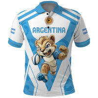 Custom Argentina Rugby 2024 Polo Shirt Go Los Pumas Leopard Pattern LT05 - Wonder Print Shop