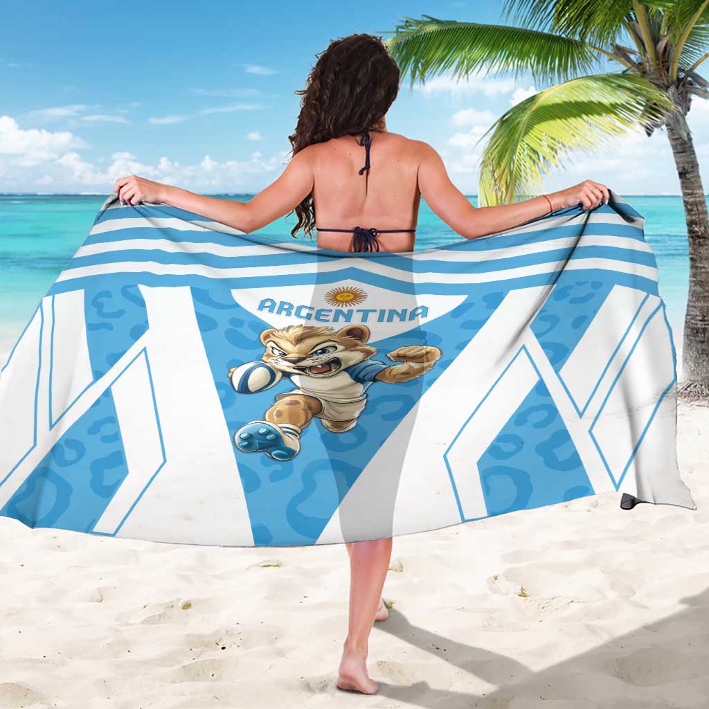 Argentina Rugby 2024 Sarong Go Los Pumas Leopard Pattern LT05 - Wonder Print Shop