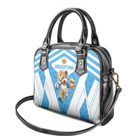 Argentina Rugby 2024 Shoulder Handbag Go Los Pumas Leopard Pattern