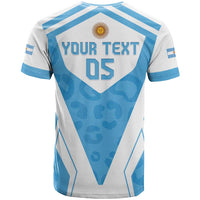 Custom Argentina Rugby 2024 T Shirt Go Los Pumas Leopard Pattern LT05 - Wonder Print Shop