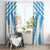 Argentina Rugby 2024 Window Curtain Go Los Pumas Leopard Pattern LT05 - Wonder Print Shop