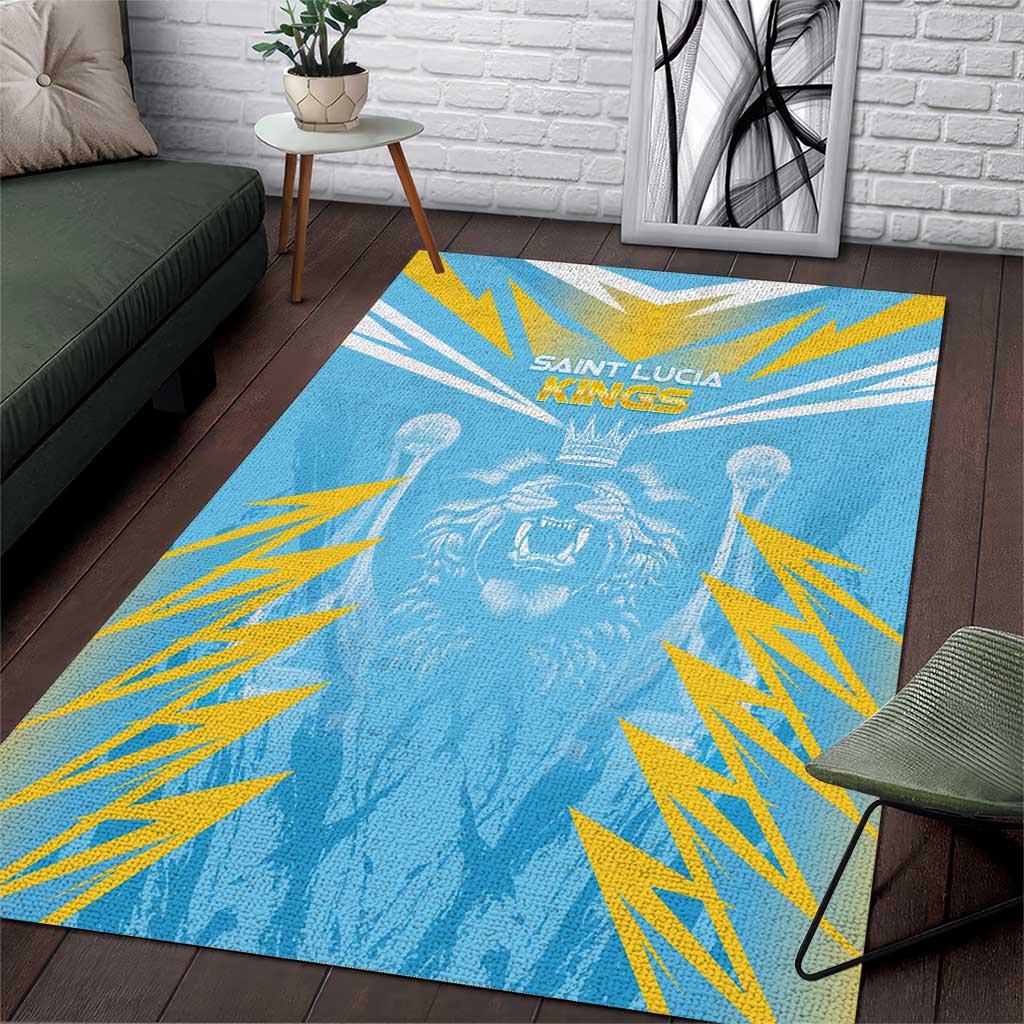 Kings Saint Lucia Cricket Area Rug Rise To Victory - Wonder Print Shop