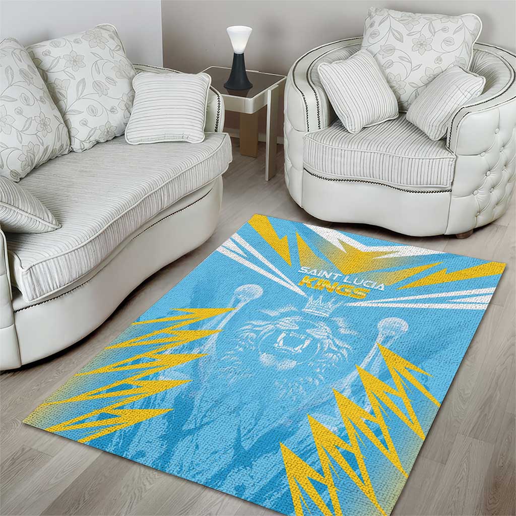 Kings Saint Lucia Cricket Area Rug Rise To Victory - Wonder Print Shop