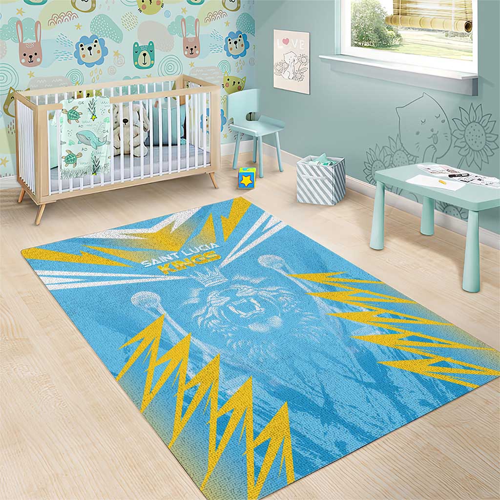 Kings Saint Lucia Cricket Area Rug Rise To Victory - Wonder Print Shop