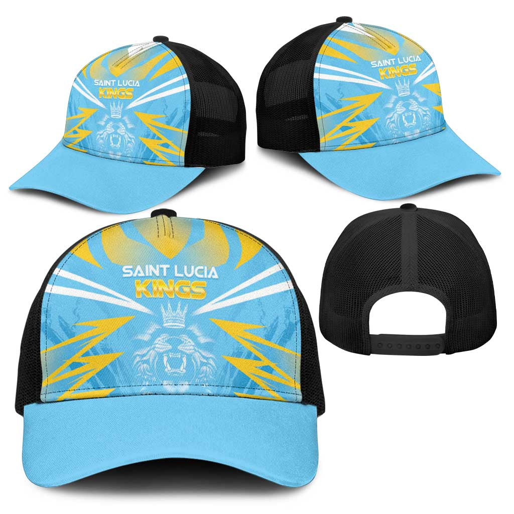 Kings Saint Lucia Cricket Baseball Net Cap Rise To Victory LT05