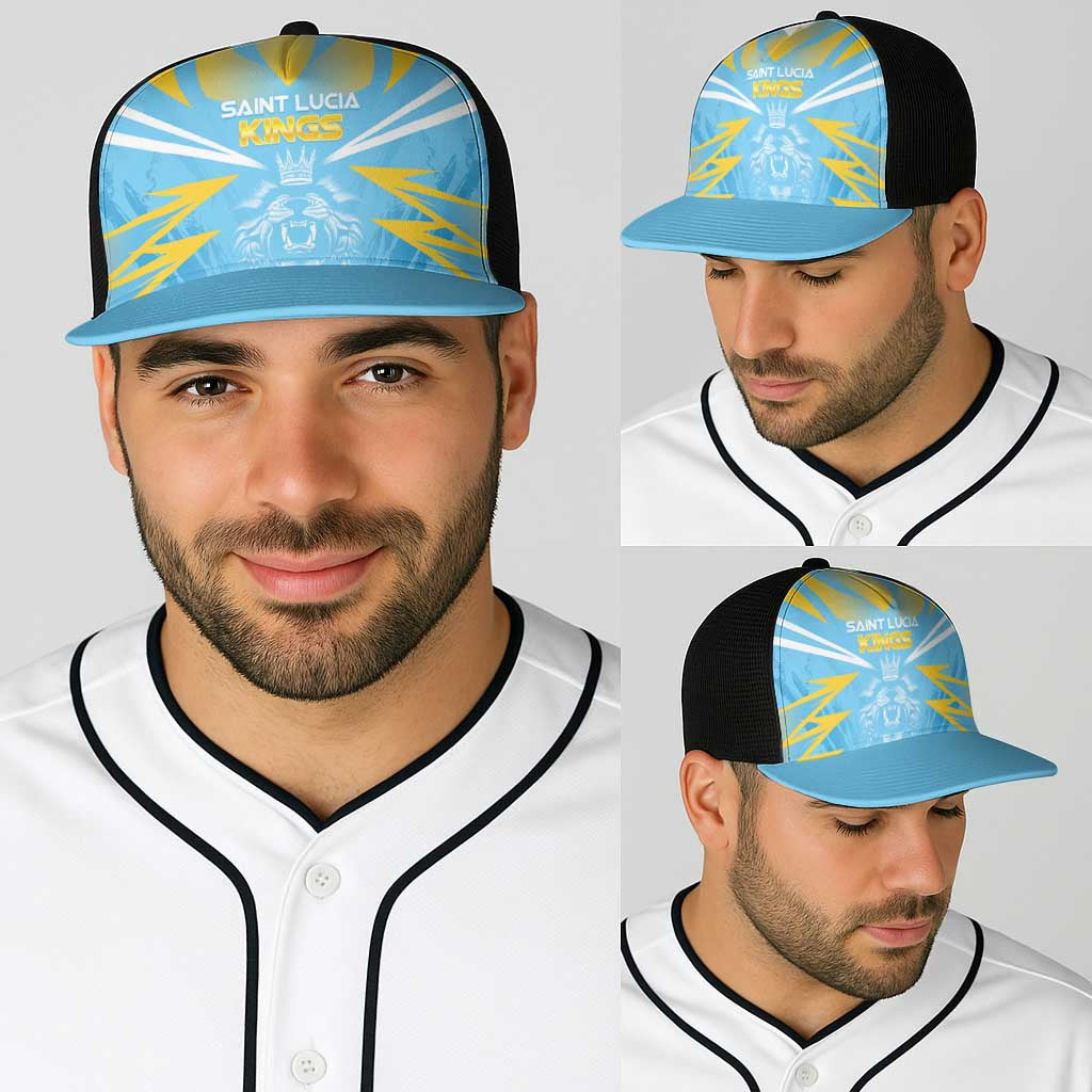 Kings Saint Lucia Cricket Baseball Net Cap Rise To Victory LT05