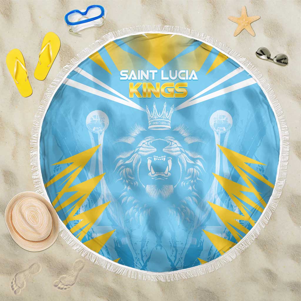 Kings Saint Lucia Cricket Beach Blanket Rise To Victory - Wonder Print Shop