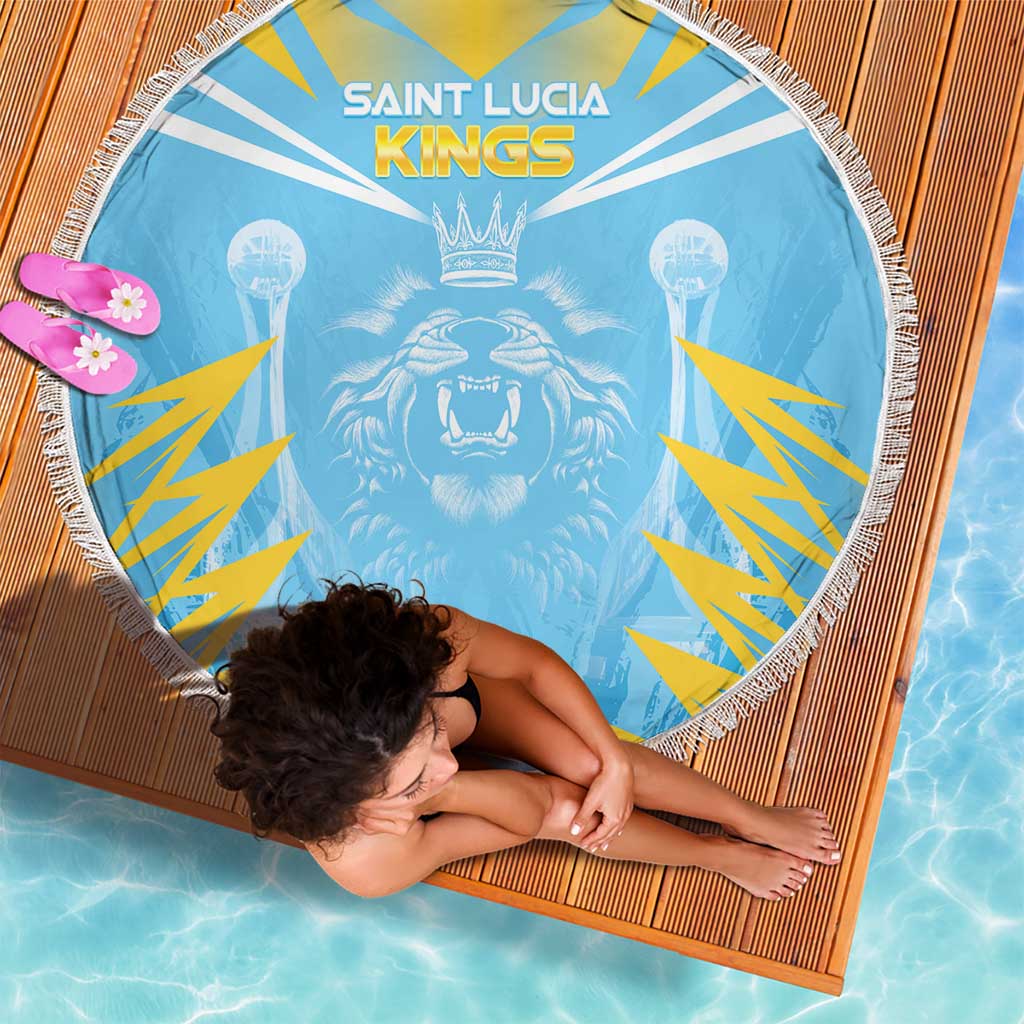 Kings Saint Lucia Cricket Beach Blanket Rise To Victory - Wonder Print Shop