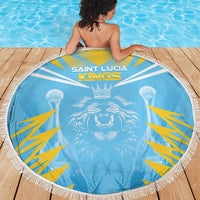 Kings Saint Lucia Cricket Beach Blanket Rise To Victory - Wonder Print Shop