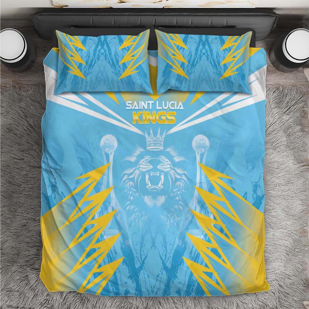 Kings Saint Lucia Cricket Bedding Set Rise To Victory - Wonder Print Shop