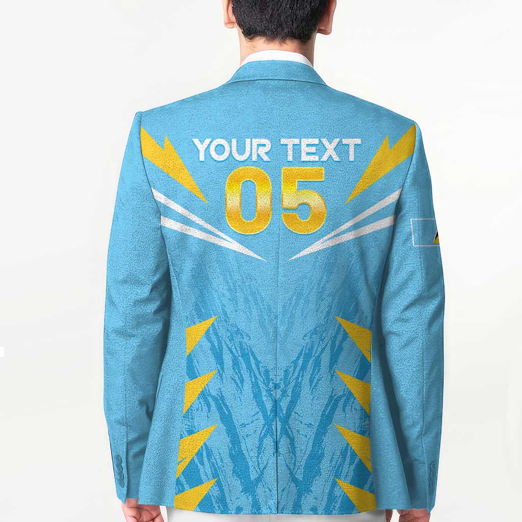 Custom Kings Saint Lucia Cricket Blazer Rise To Victory - Wonder Print Shop