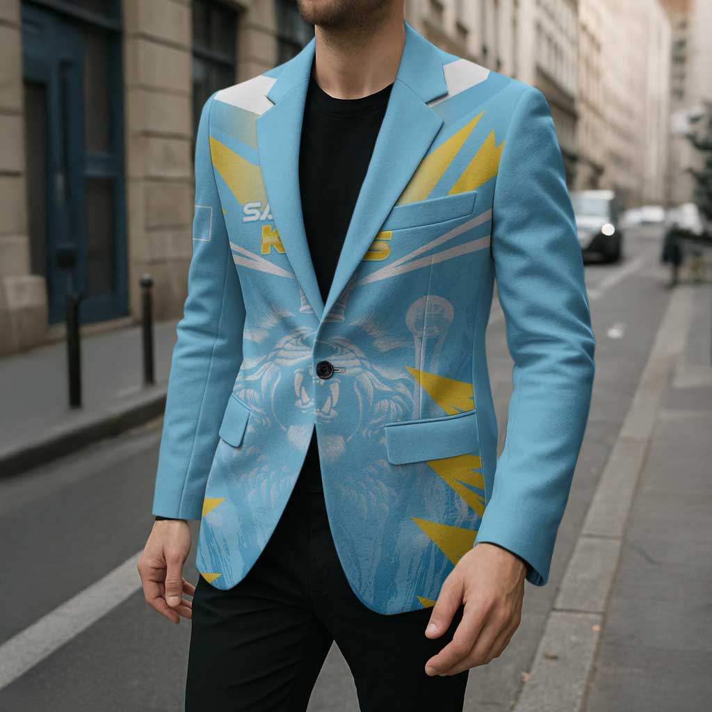 Custom Kings Saint Lucia Cricket Blazer Rise To Victory - Wonder Print Shop