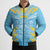 Custom Kings Saint Lucia Cricket Bomber Puffer Jacket Rise To Victory - Wonder Print Shop