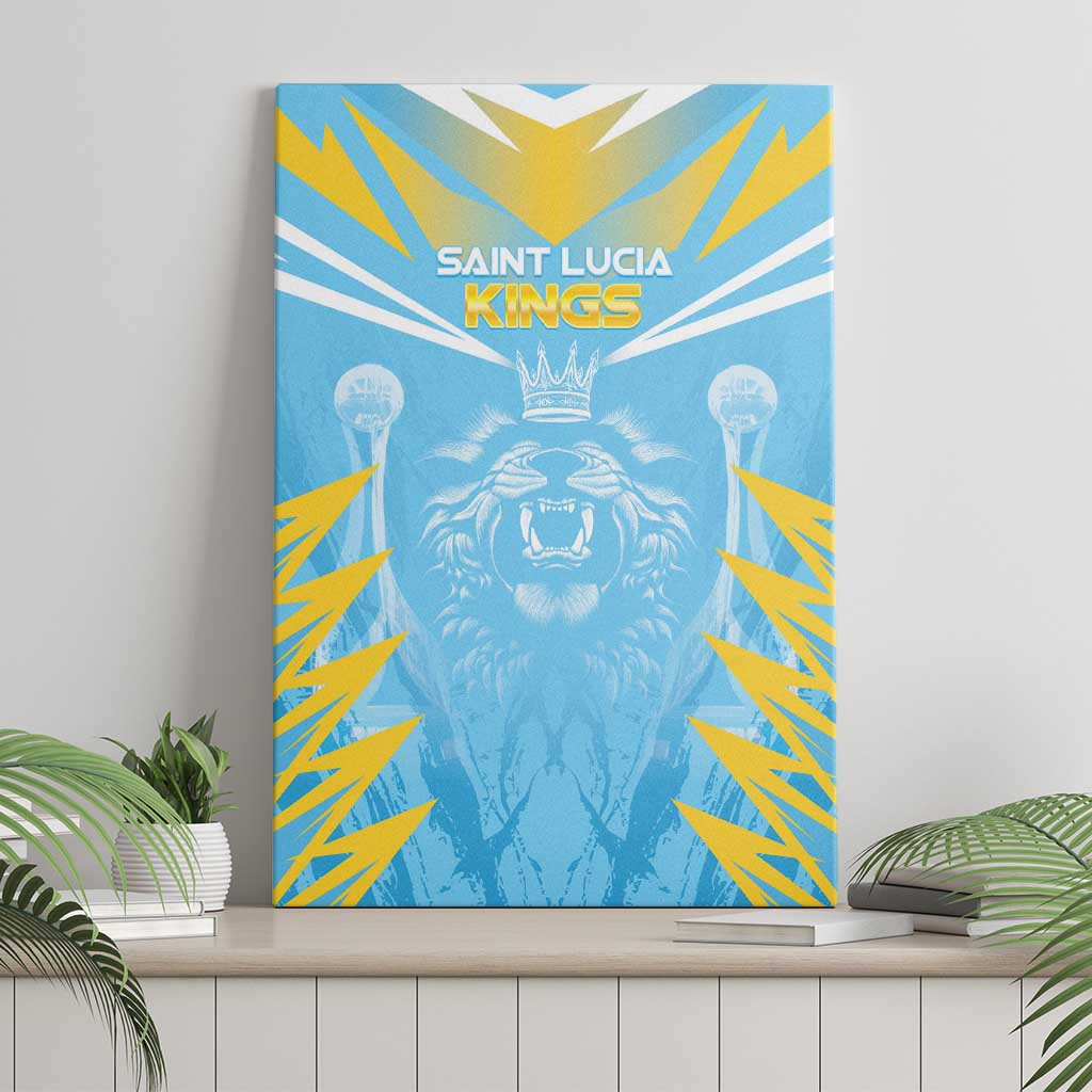 Kings Saint Lucia Cricket Canvas Wall Art Rise To Victory - Wonder Print Shop