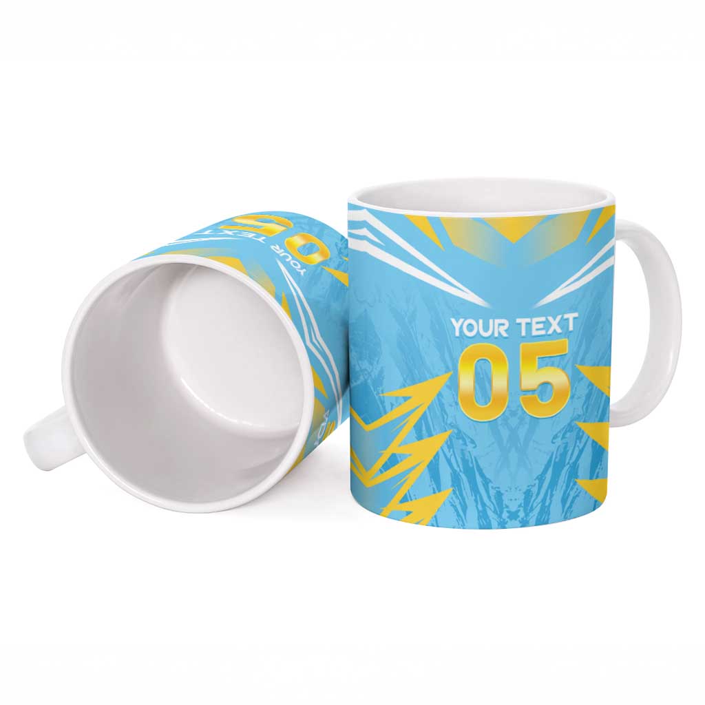 Custom Kings Saint Lucia Cricket Ceramic Mug Rise To Victory - Wonder Print Shop