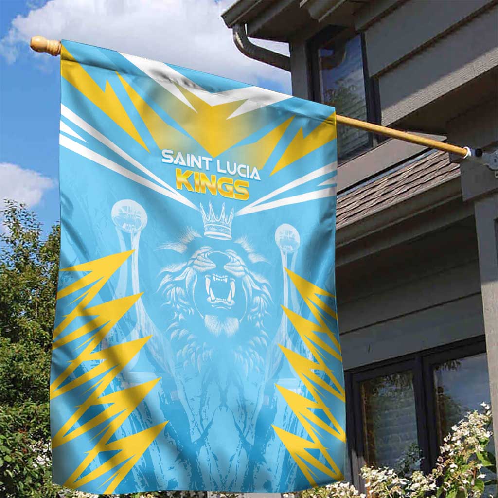 Kings Saint Lucia Cricket Garden Flag Rise To Victory - Wonder Print Shop