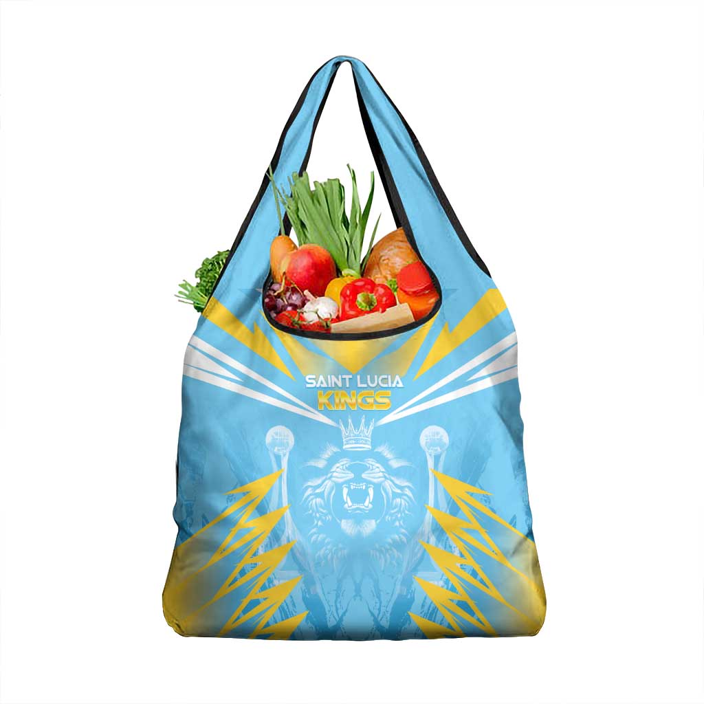 Kings Saint Lucia Cricket Grocery Bag Rise To Victory - Wonder Print Shop