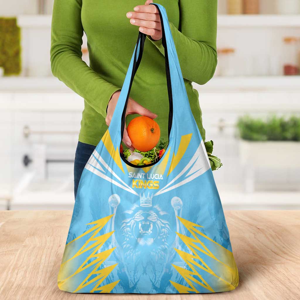 Kings Saint Lucia Cricket Grocery Bag Rise To Victory - Wonder Print Shop