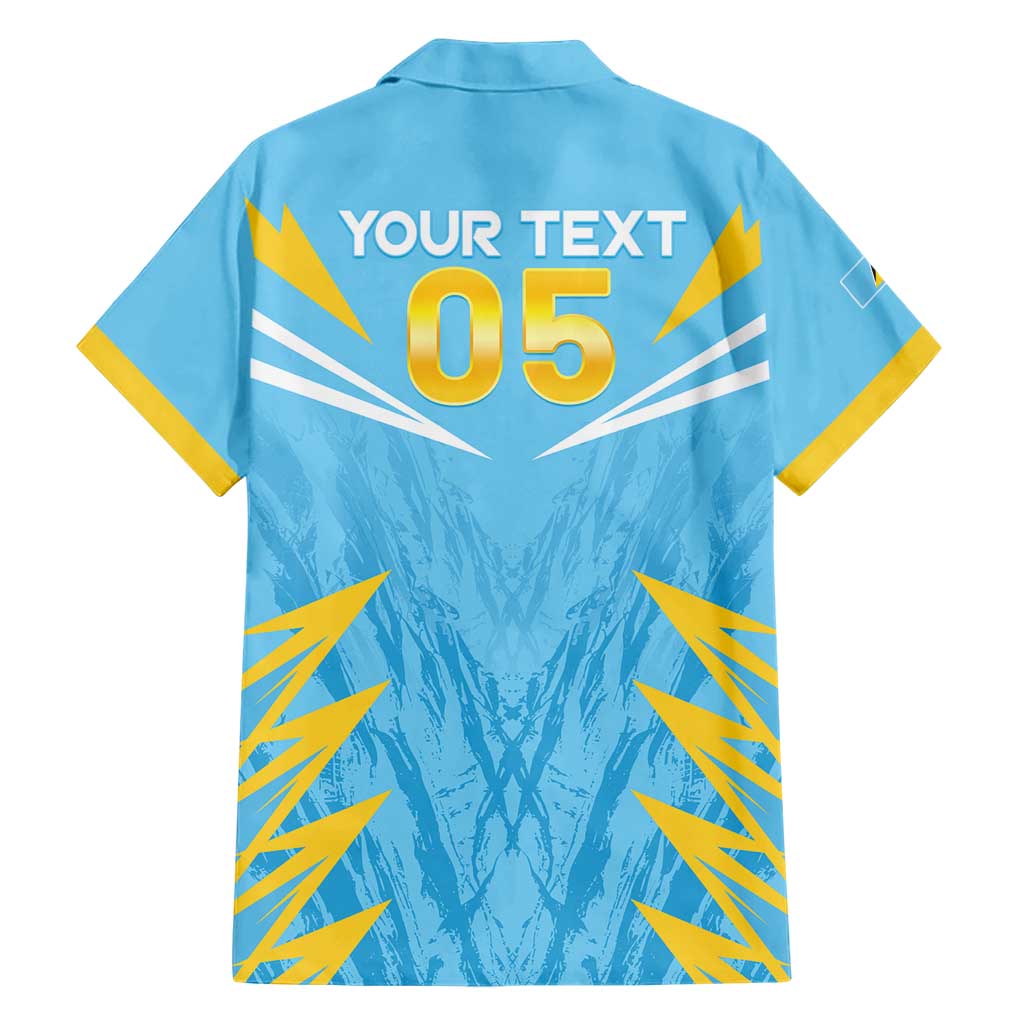 Custom Kings Saint Lucia Cricket Hawaiian Shirt Rise To Victory - Wonder Print Shop