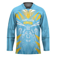 Custom Kings Saint Lucia Cricket Hockey Jersey Rise To Victory - Wonder Print Shop