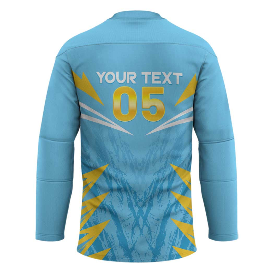 Custom Kings Saint Lucia Cricket Hockey Jersey Rise To Victory - Wonder Print Shop