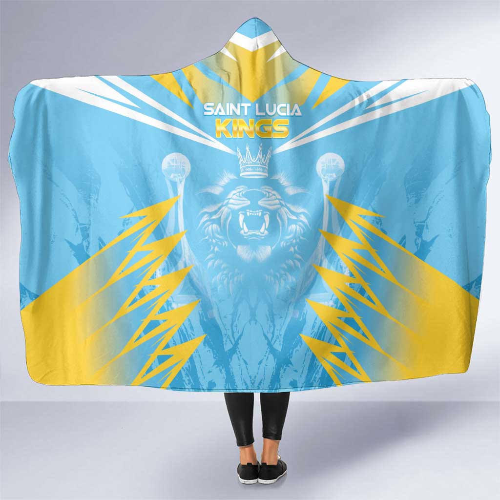 Kings Saint Lucia Cricket Hooded Blanket Rise To Victory - Wonder Print Shop