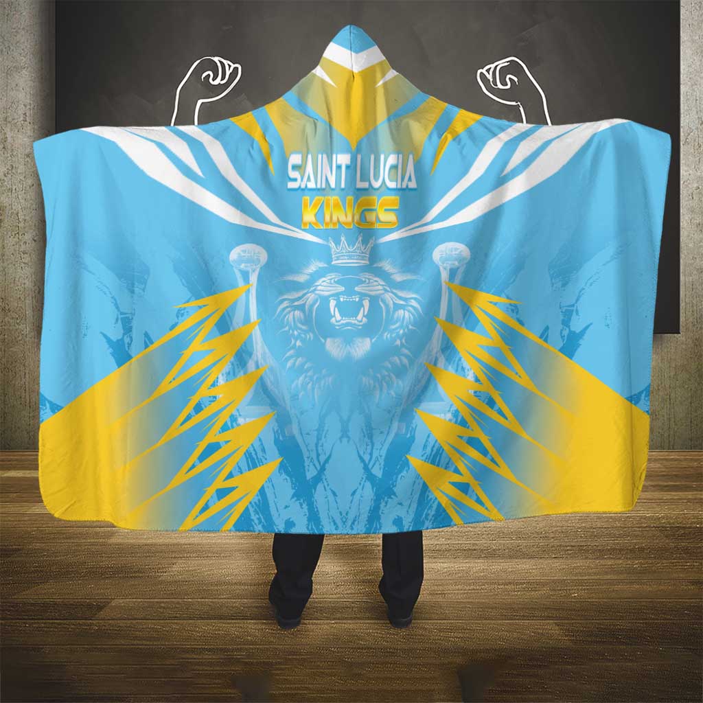 Kings Saint Lucia Cricket Hooded Blanket Rise To Victory - Wonder Print Shop