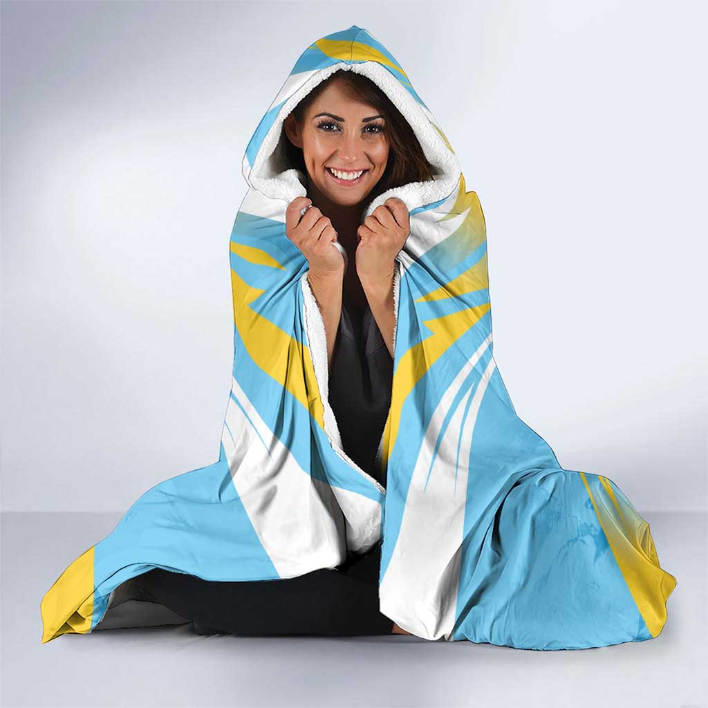 Kings Saint Lucia Cricket Hooded Blanket Rise To Victory - Wonder Print Shop