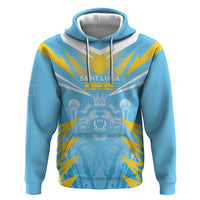 Custom Kings Saint Lucia Cricket Hoodie Rise To Victory - Wonder Print Shop
