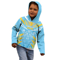 Custom Kings Saint Lucia Cricket Kid Hoodie Rise To Victory - Wonder Print Shop