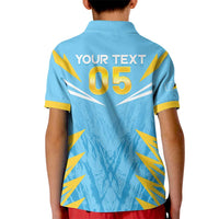 Custom Kings Saint Lucia Cricket Kid Polo Shirt Rise To Victory - Wonder Print Shop